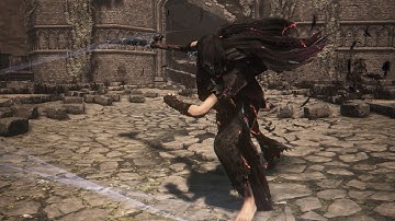 Dark Souls 3 Convergence Mod Weapon Showcase - Great Corvian Scythe