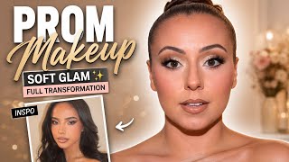 Famous PROM MAKEUP 2026 💄 Soft Glam + Full Tutorial for Beginners ✨ Long-Lasting & Flawless Profile