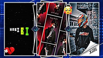 HABIBI RI-RICKY 😍🔥 | 3D Lyrics Attitude New XML File📄| Trend XML Project #alightmotion | M_Status146