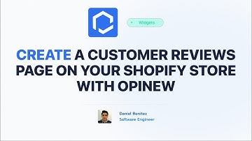 Create a Customer Reviews Page on your Shopify Store with Opinew Product Reviews - Tutorial 2023