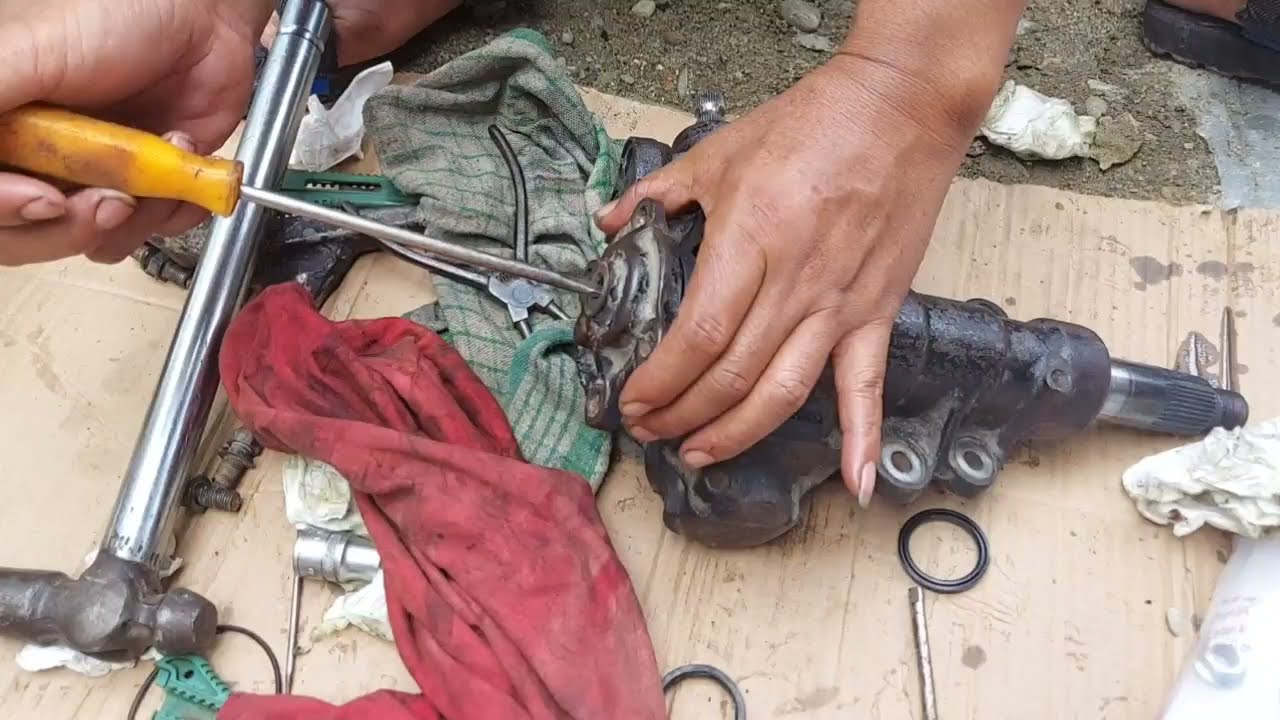 ganti sealkit sendiri powersteering isuzu panther