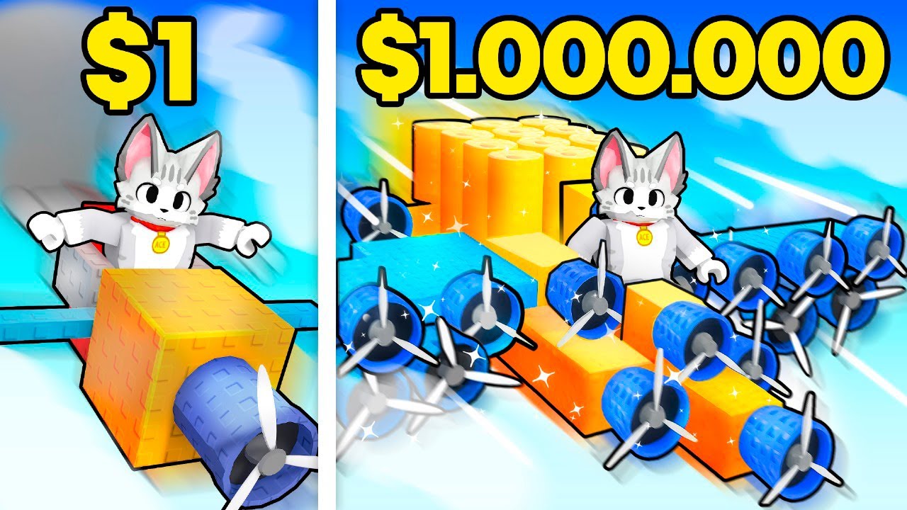 Construí el AVIÓN MÁS RAPIDO de ROBLOX ✈️🤯