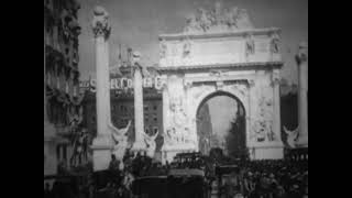 The Dewey Arch 1899 Original Black White Film