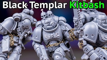 Boring Primaris Kitbashed to Black Templar!