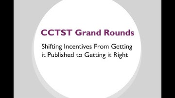 Shifting Incentives From Getting it Published to Getting it Right