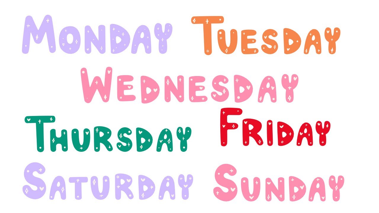 Days Of The Week Song | Kids Songs & Nursery Rhyme | 7 Days of the Week | Pre for Kids