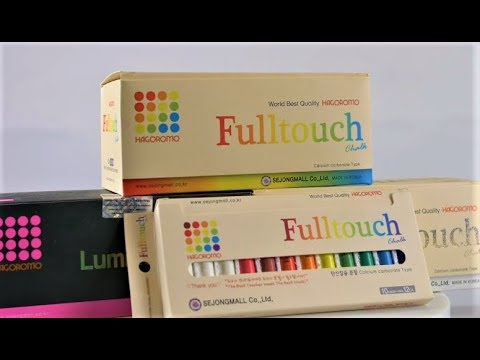 HAGOROMO Fulltouch Large Chalk 5 Colors 15 PCS –