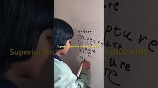 #Super #Brain #Pre-school #UKG #Kids #Writing #8–9 Letter #Words #dictationpractice
