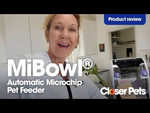 Closer Pets MiBowl® Automatischer Mikrochip-Futterautomat für Haustiere (Katzenfutterautomat) | P...