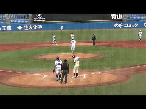 日大 花崎 成海（3年・広島商）タイムリーで一点差9回裏 【東都大学野球 秋 日本大学 対 中央大学2022/10/19】