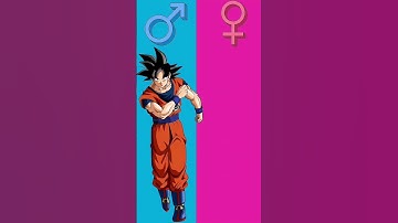 Fusion Dragonball Characters in Gender Swap Mode #anime #dbz #shorts