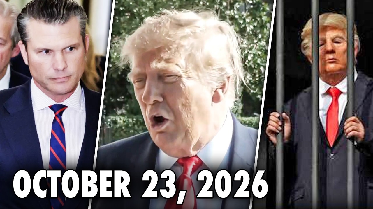 Iran TROLLS Trump in Art Installation, Trump Freaks Out on Reporter, Hegseth Ruins World - 10/23/26