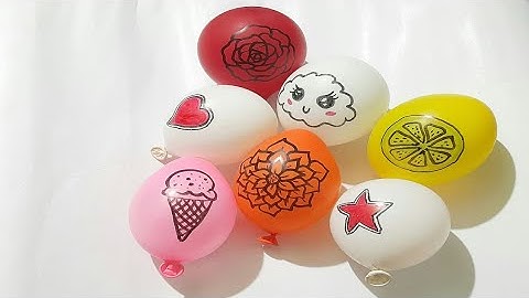 Making Crunchy Slime with Funny Balloons | Satisfying Slime Videos