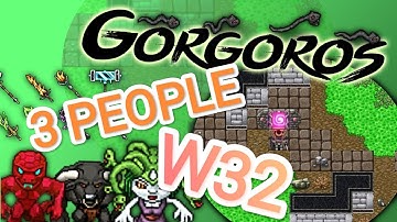 #tibiame #tibia Tibiame. King Medusa [Gorgoros]. 3 PEOPLE. Poland Arm W32.