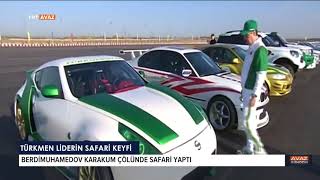 Türkmen Liderden Karakum Çölü'nde Safari