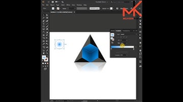 How To Design High Professional Triangle Logo in Adobe Illustrator #shorts