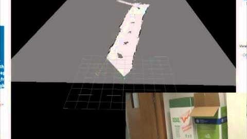 Exploration with Pioneer 3dx and camera Microsoft Kinect