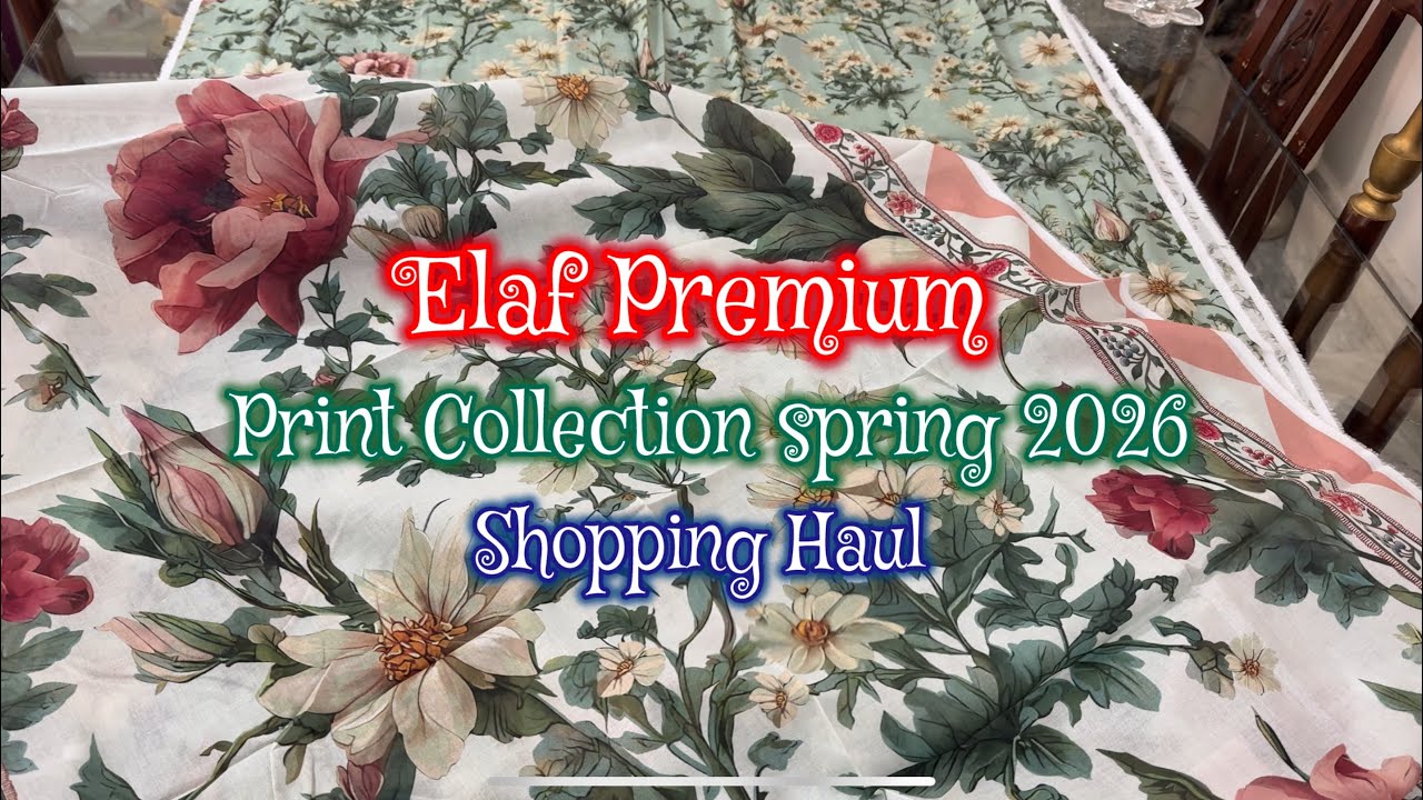 Elaf Premium Santorini Print Collection’26 || Elaf Premium New Latest Collection 