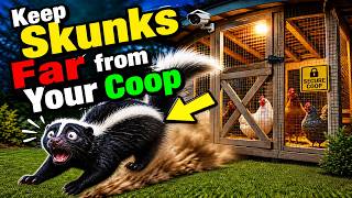 How to Keep Skunks Away From Chicken Coop🦨🐔(Easy Proven Fix)