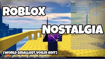 OLD ROBLOX NOSTALGIA(World