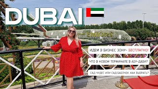 Дубай 2024 | новый терминал в Абу-Даби | парк Miracle Garden | Сад бабочек | Лаунж зоны БЕСПЛАТНО