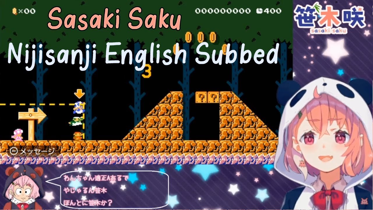 Sasaki Saku's Mario Maker 2 (Nijisanji) [ENG SUB]