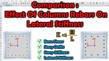 Comparison: Effect Of Columns Rebars On Lateral Stiffness