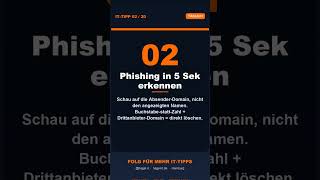 IT-Tipp: Phishing in 5 Sek erkennen