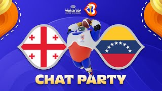 Georgia v Venezuela – World Cup Chat Party | ⚡🏀 #FIBAWC