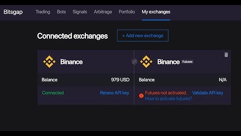 How to Connect Binance Account to Bitsgap