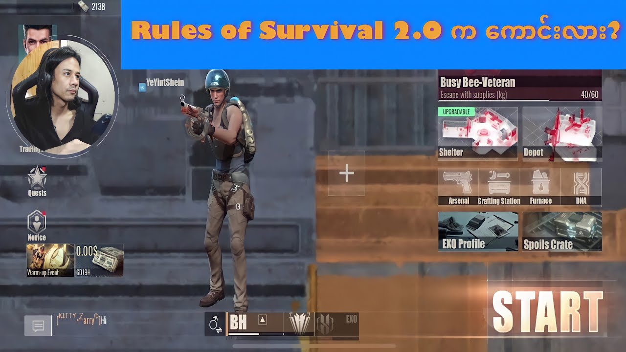 Rules of Survival 2.0 Gameplay and Review (Burmese Language)