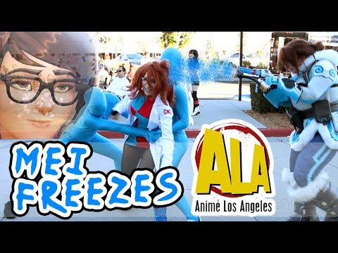 Overwatch - Mei Freezes Anime Los Angeles 2018 ft. Momokun