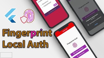 Flutter Biometric Auth / Flutter FingerPrint Unlock In 2022  #2022