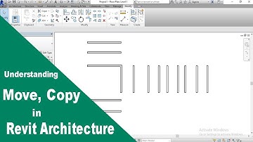 Mastering Revit Architecture: How to use the Move and Copy tools in Revit Architecture-Learn Revit