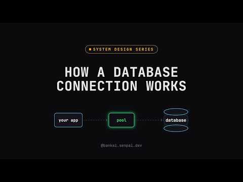 Database Connections & Connection Pooling Explained (TCP, Auth, PgBouncer)