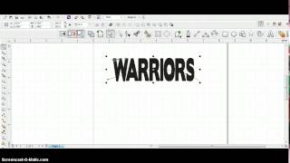 Split Text In Corel Draw