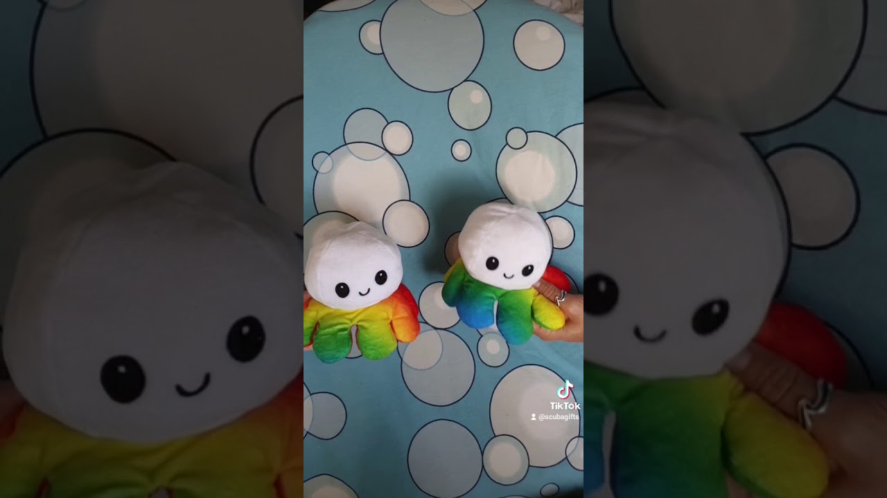 Nuevo pulpo reversible Rainbow black&White