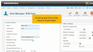 Joomla! Tutorial #10: How to Block or Delete a Super Administrator