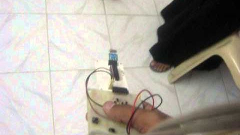 RF controlled live human being detection robot