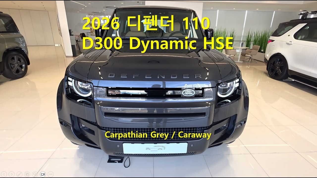 디펜더 D300 HSE 카파시안그레이 / 캐러웨이 시트