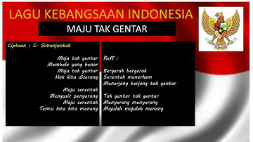 LIRIK Maju Tak Gentar Lagu Wajib Nasional C Simanjuntak