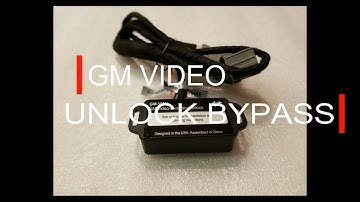 Unlock your GM Video In Motion and Navigation - Modded my Cadillac Escalade CUE with this cheap...