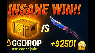 INSANE Case Battle on GGDrop! 🔥 My Luck Was UNREAL! use code:jade