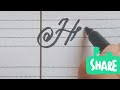 Hania name signaturelearn signaturecursive writing shortumeed writing skills