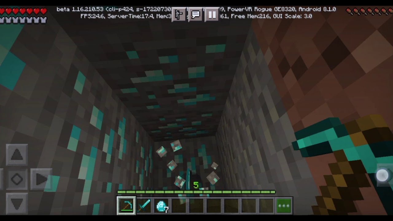 Diamond Skip Minecraft game play diamond skip - YouTube