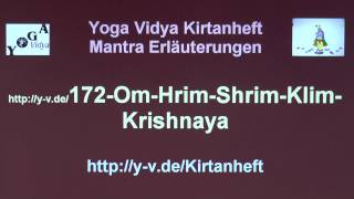 Om Hrim Shrim Klim Krishnaya Govindaya - Erläuterungen und Übersetzungen 172