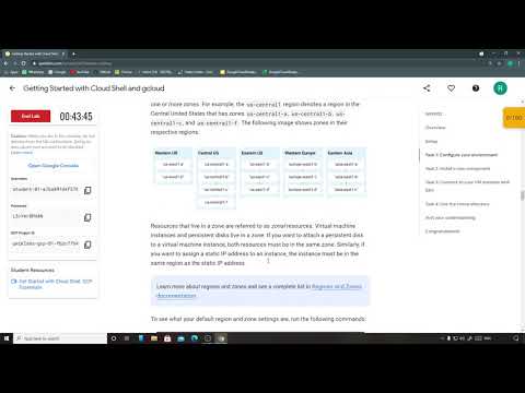 Getting Started with Cloud Shell and gcloud | Qwiklabs [GSP002]