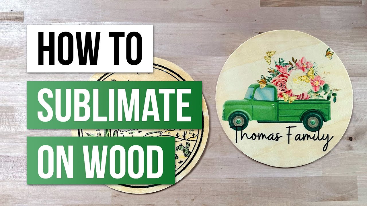 How to Sublimate on Wood the BEST way?! 🤔 