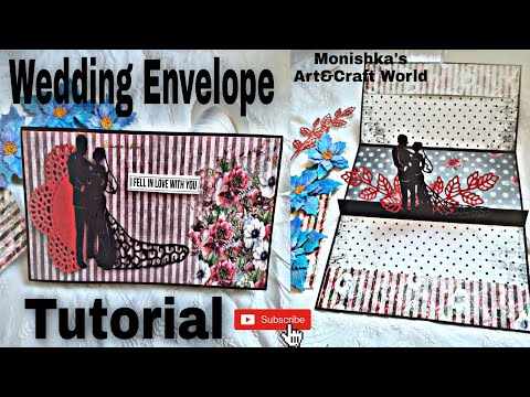 Paper envelope making || Wedding envelope tutorial || Shagun envelope