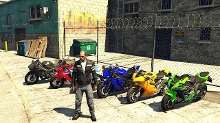 GTA 5  Stealing Luxury Bikes with Trevor  (Most Expensive Real Bikes)#12
